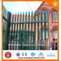 Powder coated metal piquet palisade fence para la venta